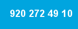 920 272 49 10 920 272 49 10